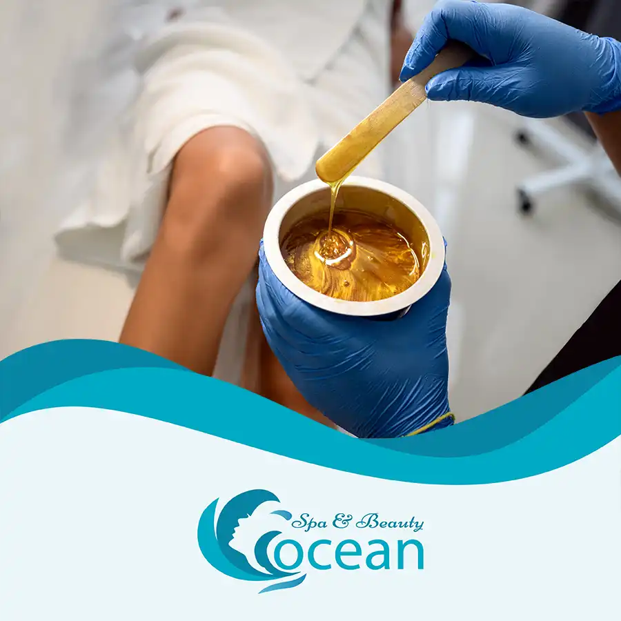 Professional Waxing in Hoi An: Smooth Skin for Beach | Ocean Spa Professional leg waxing service at Ocean Spa Hoi An near An Bang beach